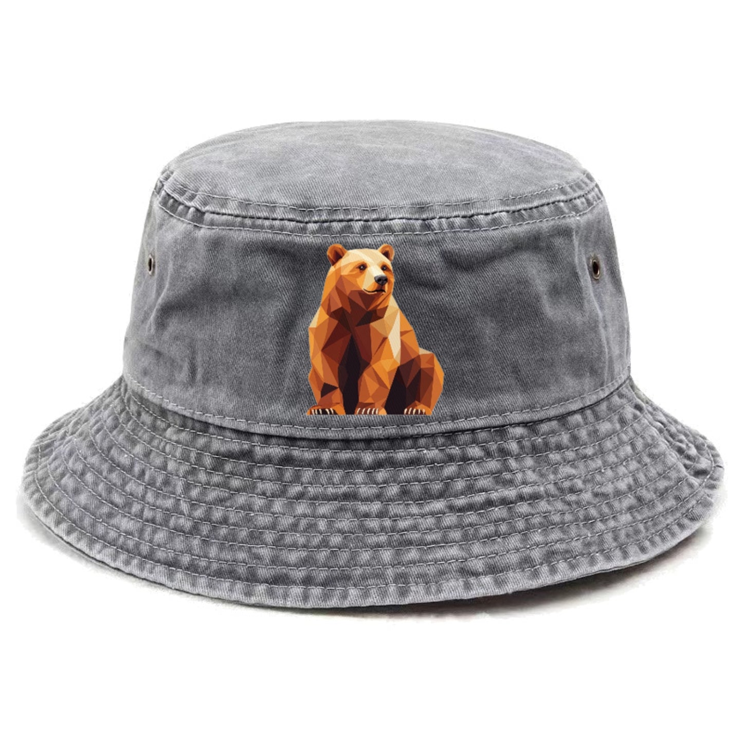 Geometric Bear in Rest Hat