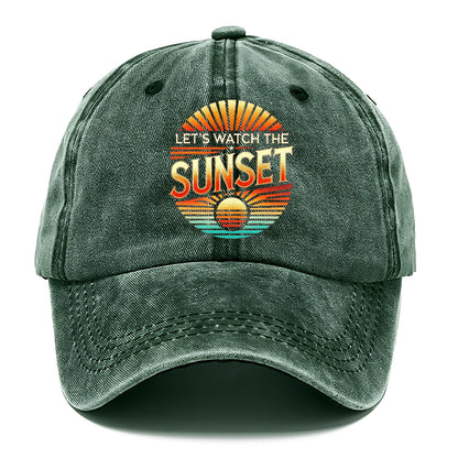 let's watch the sunset Hat