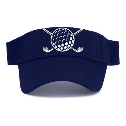 Golf Ball And Clubs Hat