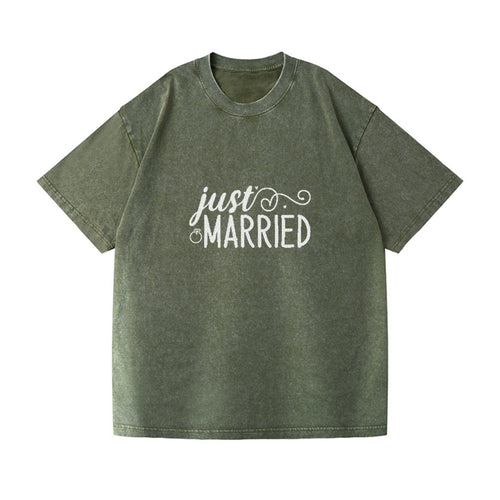 Just Married Vintage T-shirt