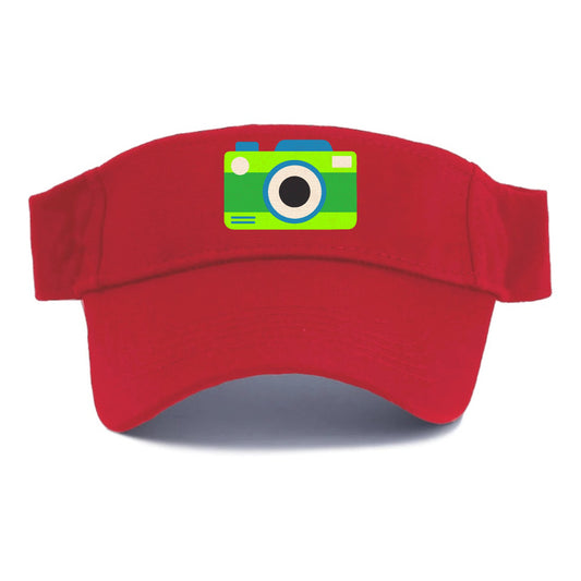 Retro 80s Camera Green Hat