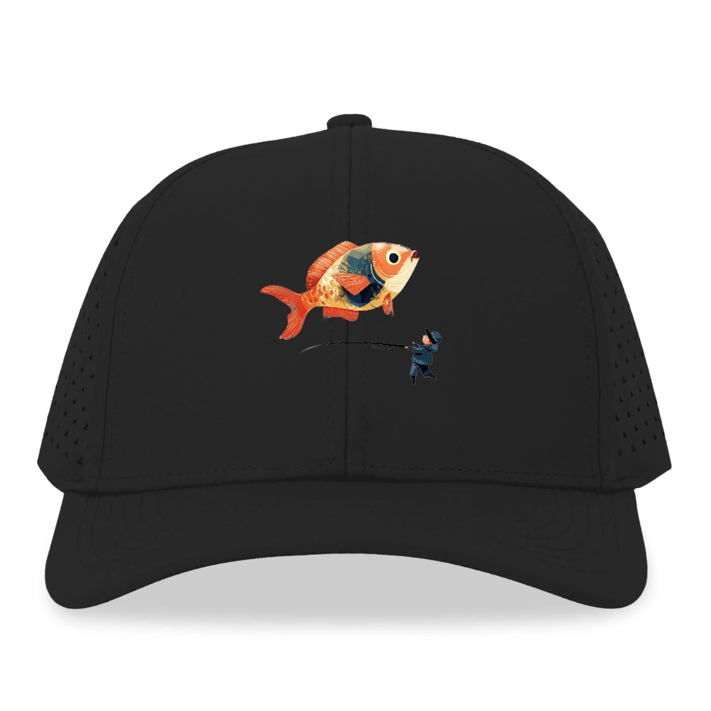 Big Catch  Man and Fish Hat