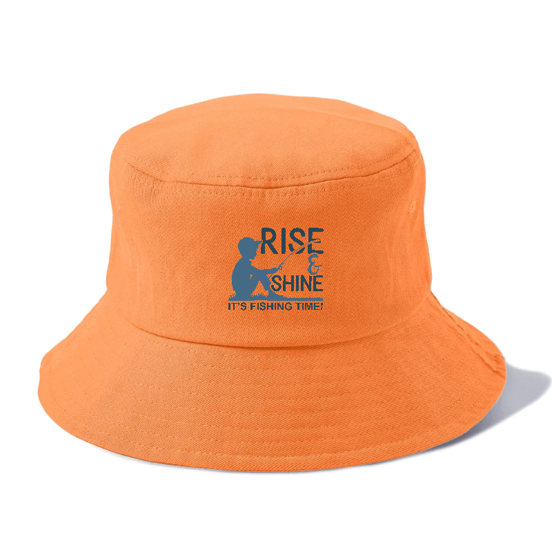 Rise & Shine it's fishing time Hat