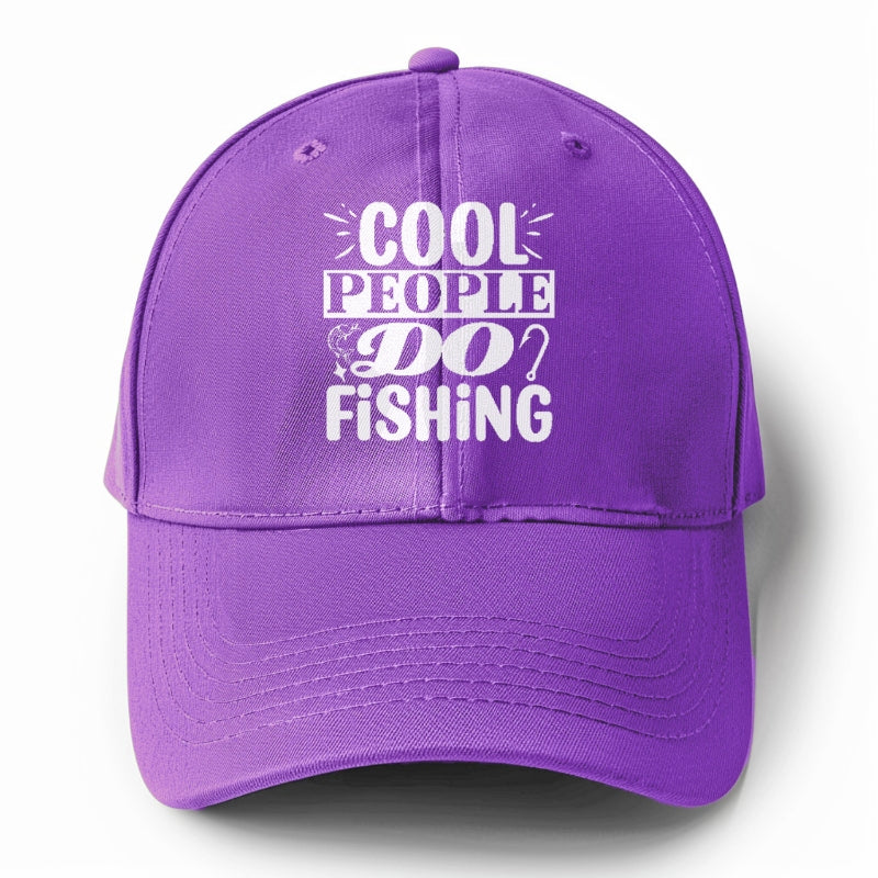 cool people do fishing Hat