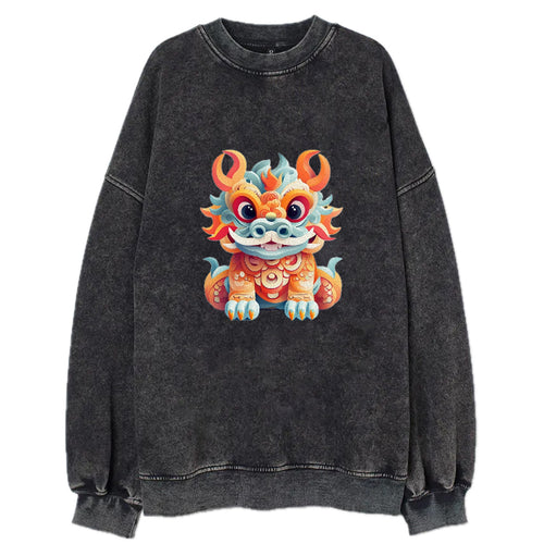 Cute Cny Dragon Vintage Sweatshirt