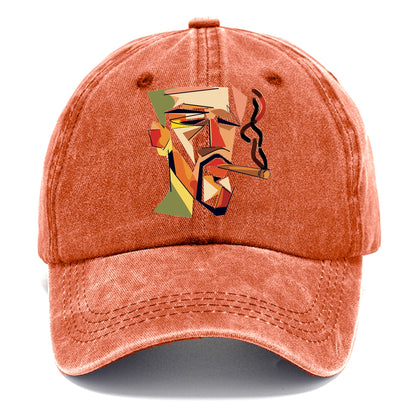 Cigar Cool Abstract Expression Hat