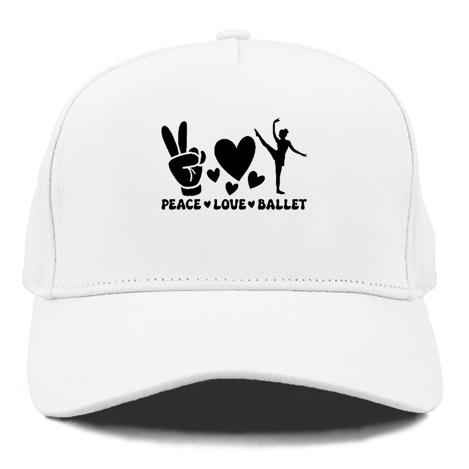 peace love ballet Hat