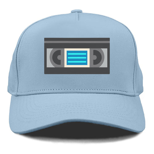 Retro 80s Vhs Tape Blue Cap