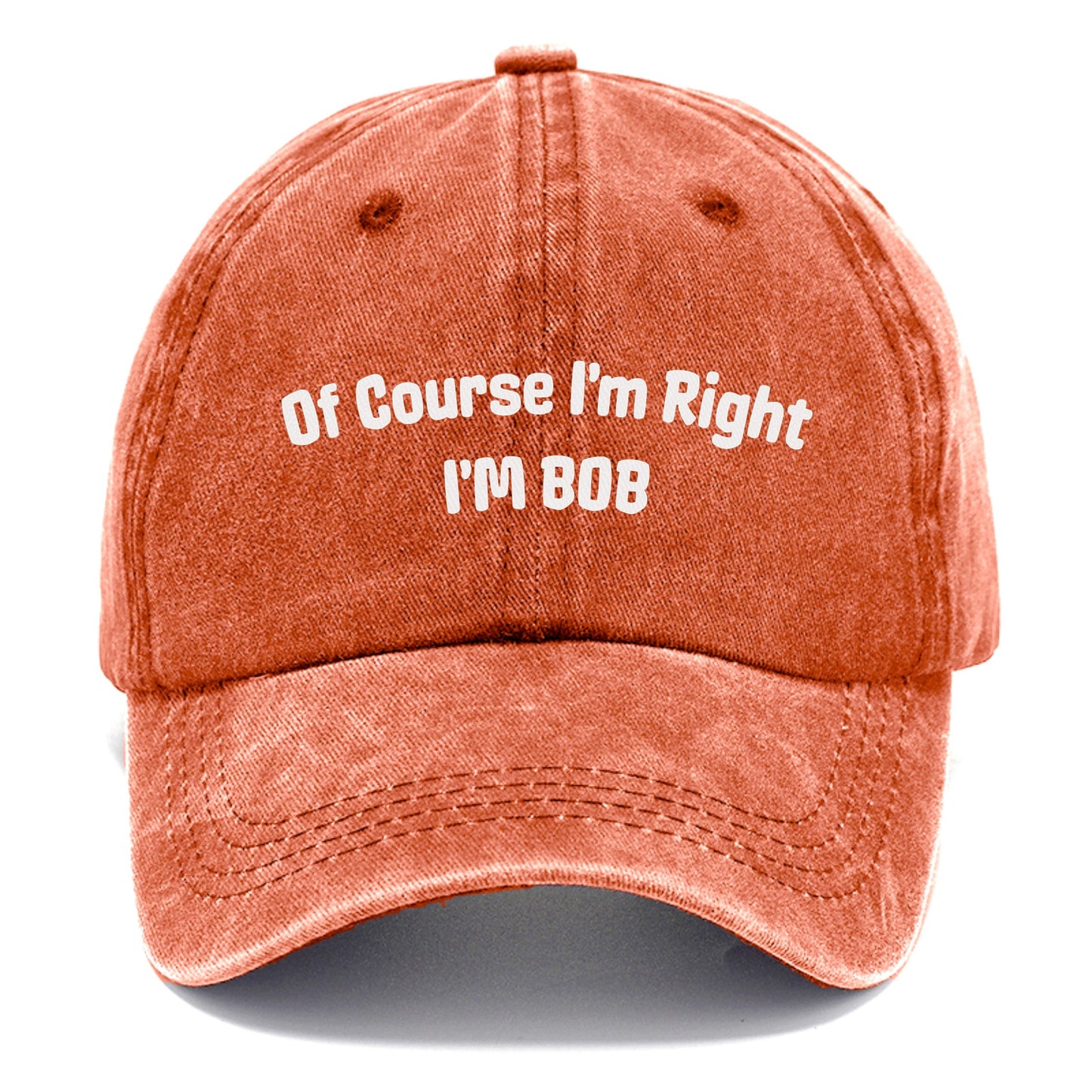 of course i'm right i'm bob Hat