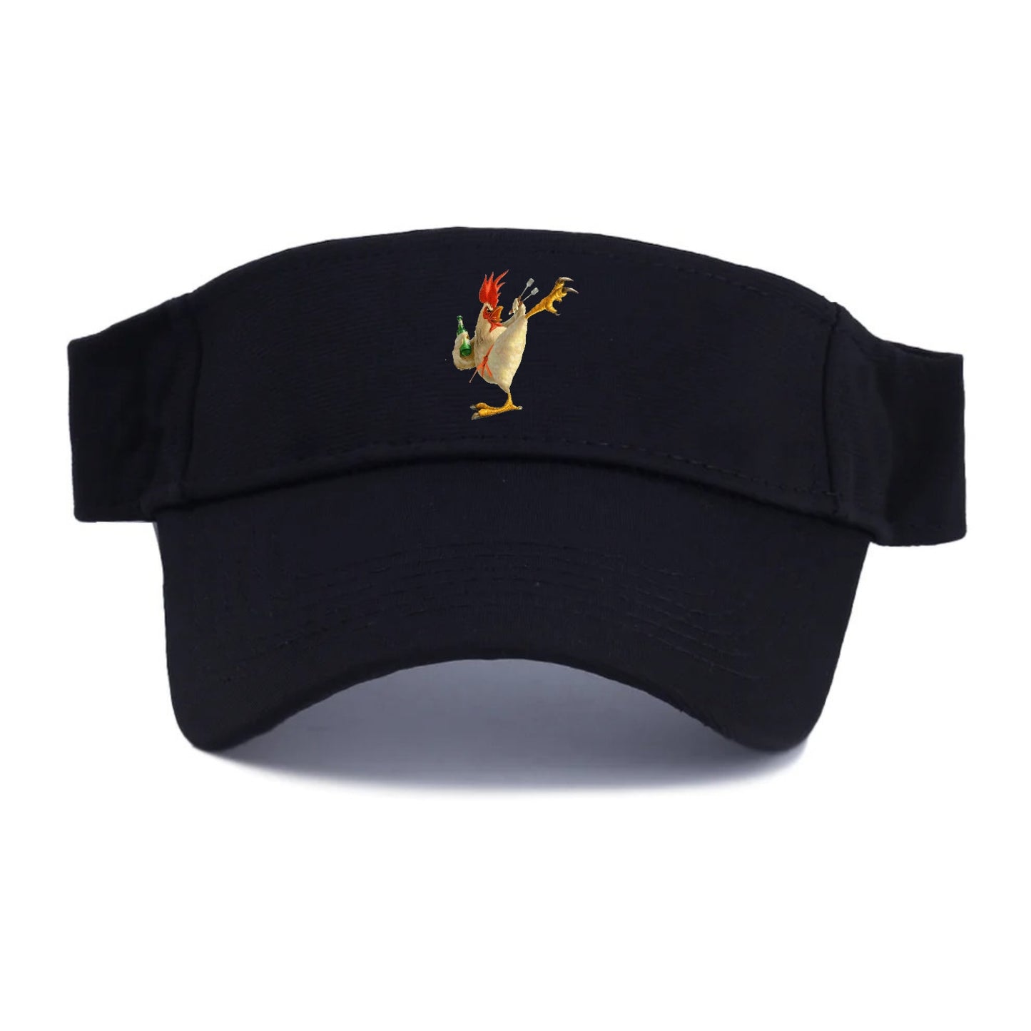 Crazy Rooster Fantasy Art Hat