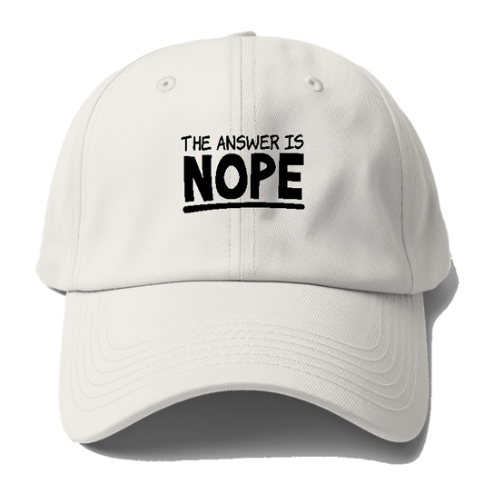 the answer is nope Hat