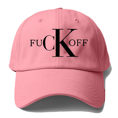 Fuck Off Baseball Cap For Big Heads