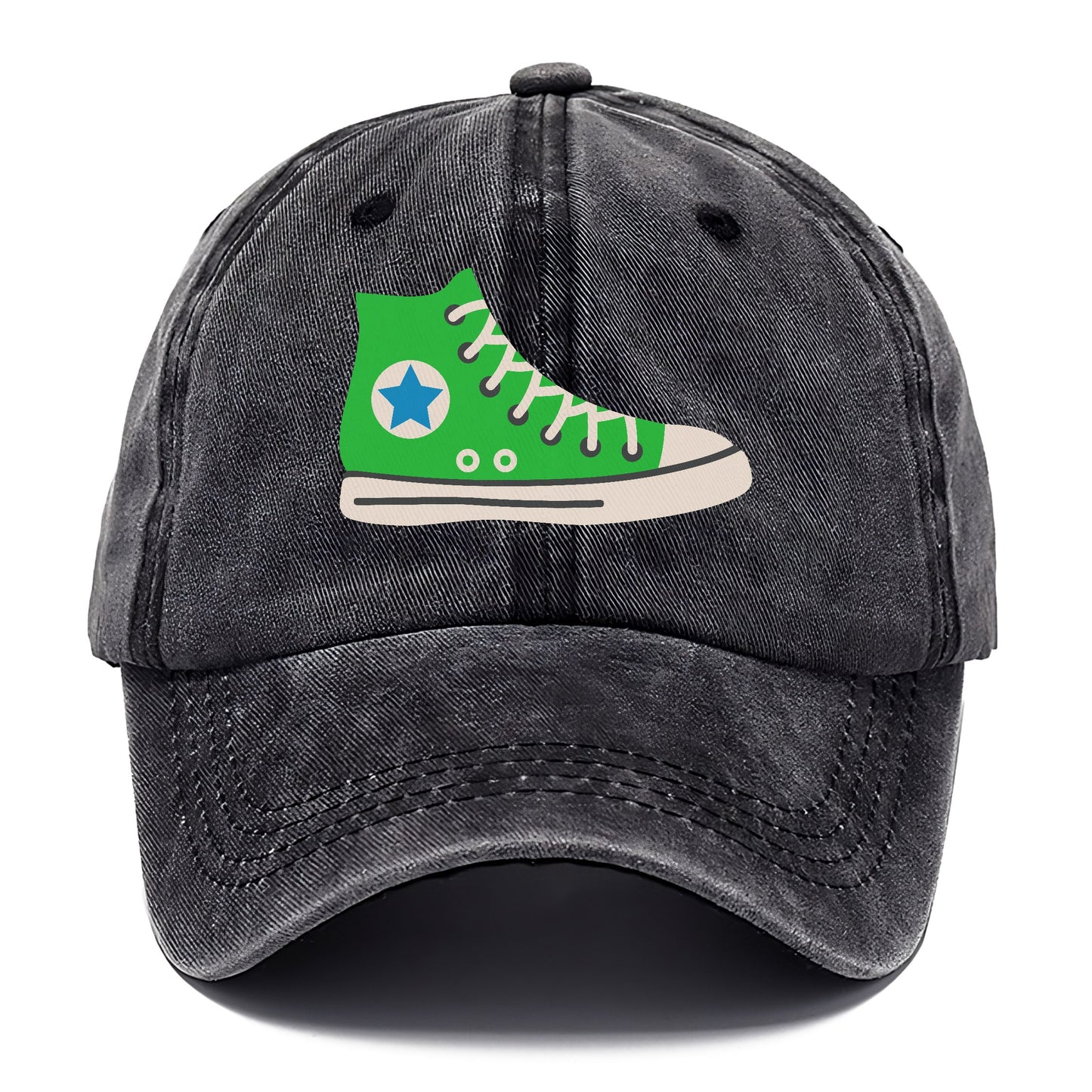 Retro 80s Converse Shoe Green Hat