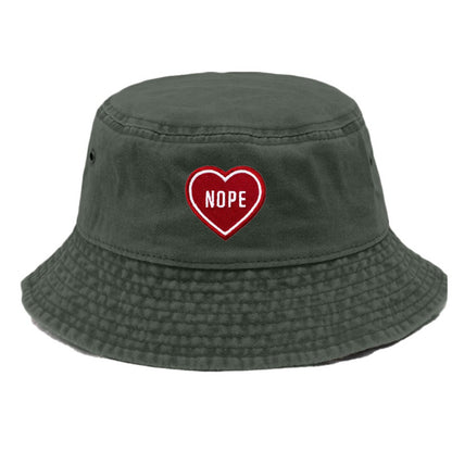 nope heart Hat