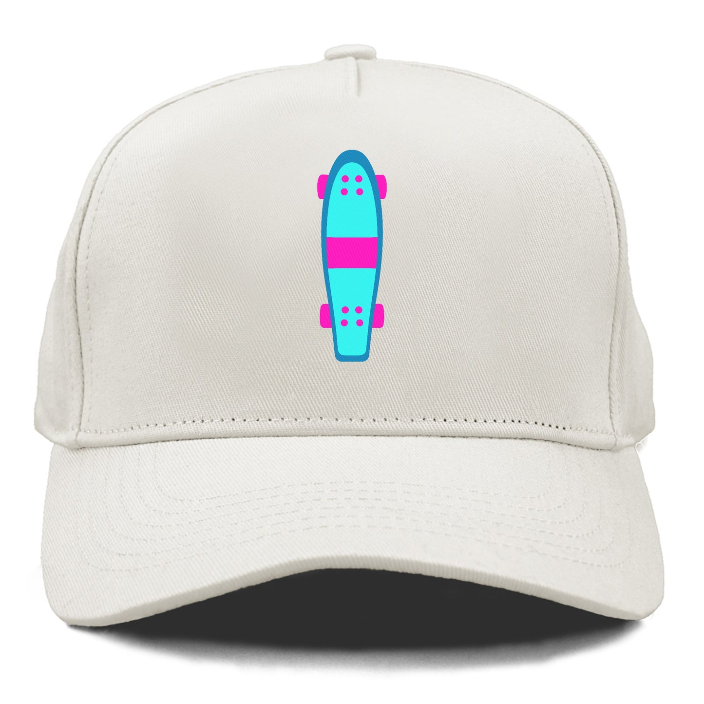 Retro 80s Long Board Blue Hat