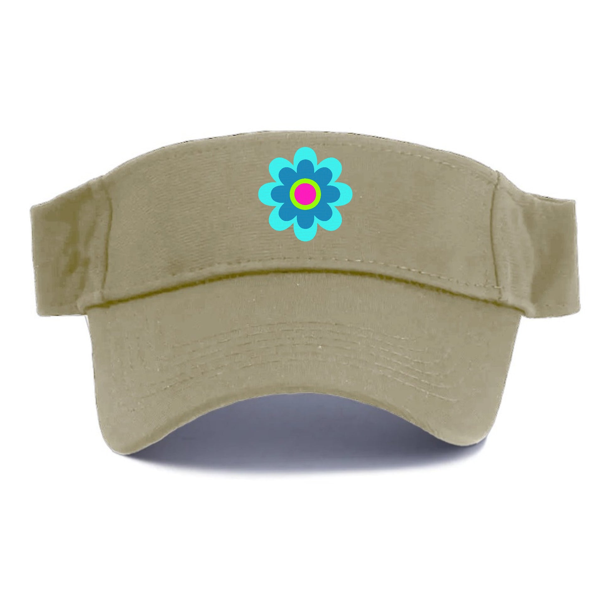 Retro 80s Flower Blue Hat