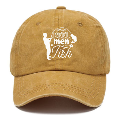 reel men fish Hat