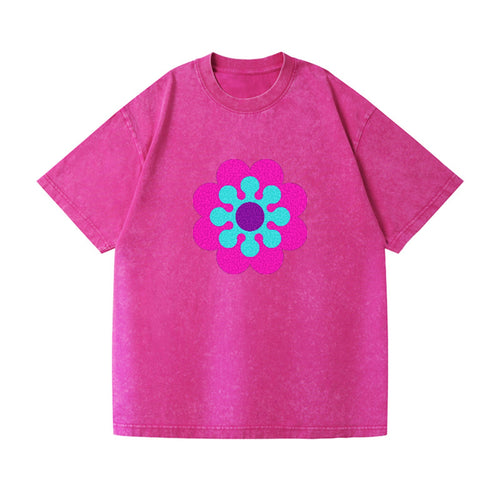 Retro 80s Flower Pink Vintage T-shirt