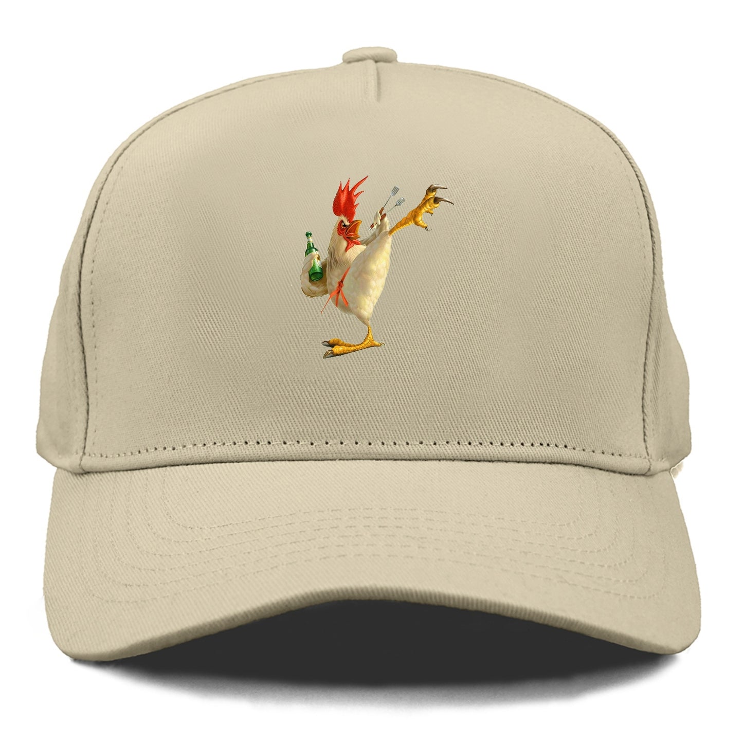 Crazy Rooster Fantasy Art Hat