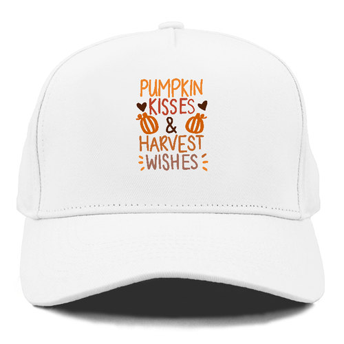 Pumpkin Kisses And Harvest Wishes Cap