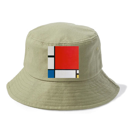 Composition with Red Blue and Yellow Hat