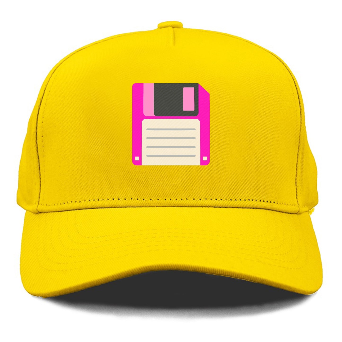 Retro 80s Floppy Disk Pink Hat