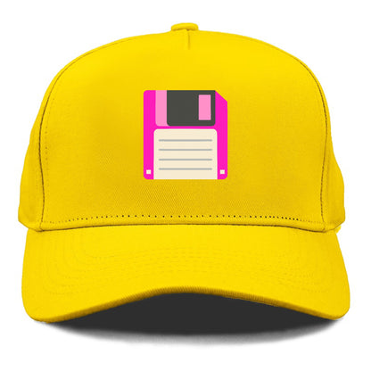 Retro 80s Floppy Disk Pink Hat