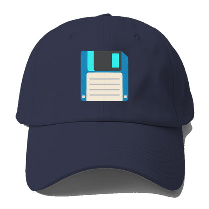 Retro 80s Floppy Disk Blue Hat