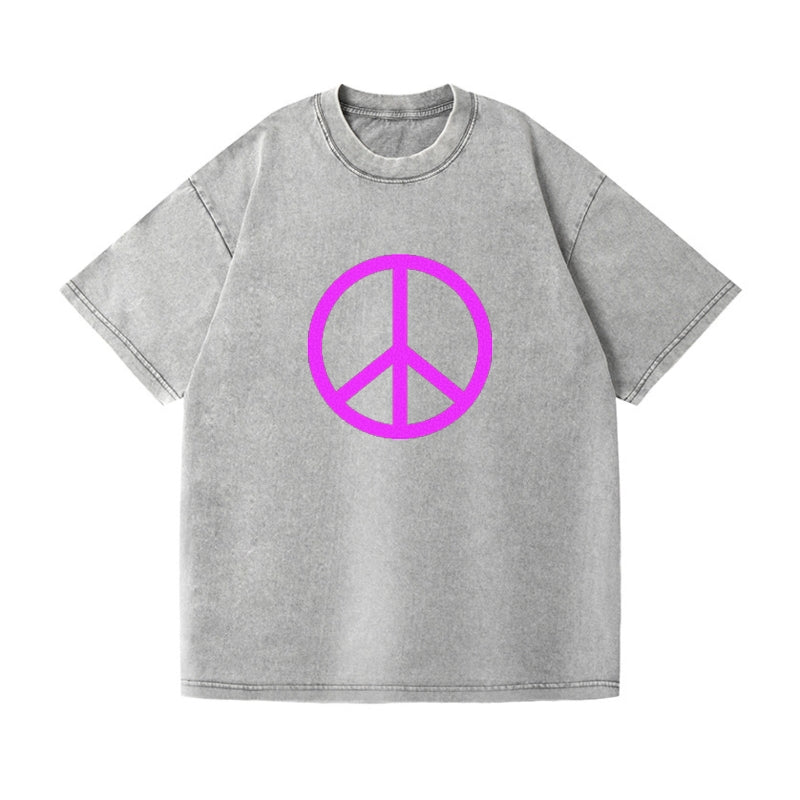 Retro 80s Peace Sign Purple Hat