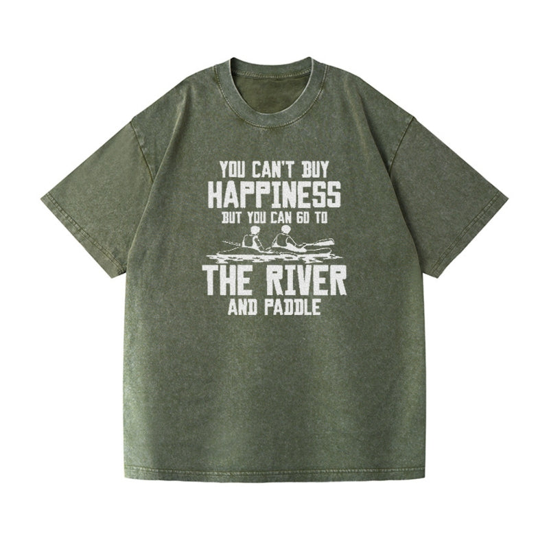 you can't buy happiness but you can go to the river and paddle Hat