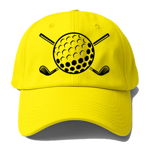 Golf Ball And Clubs! Baseball Cap