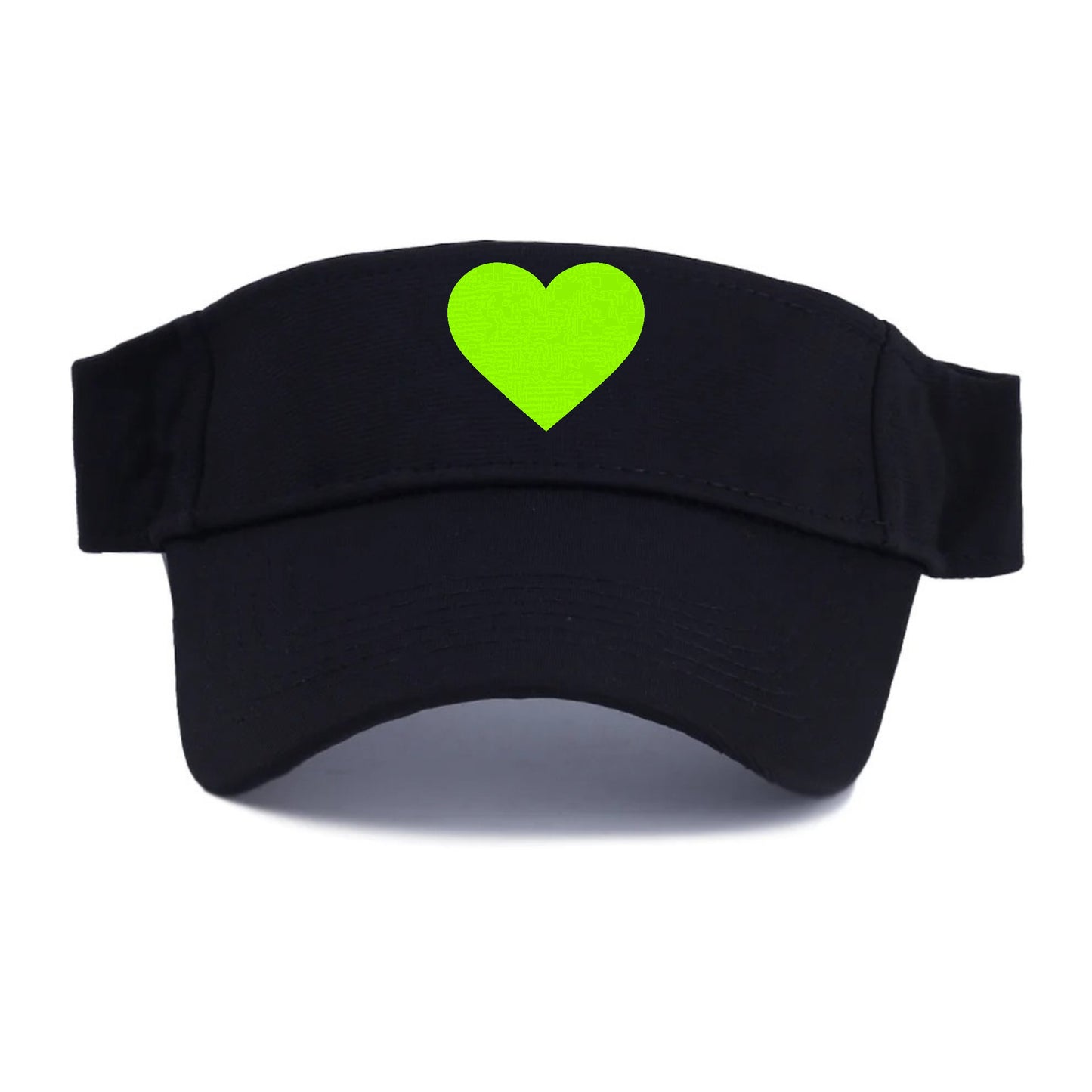 Retro 80s Heart Green Hat