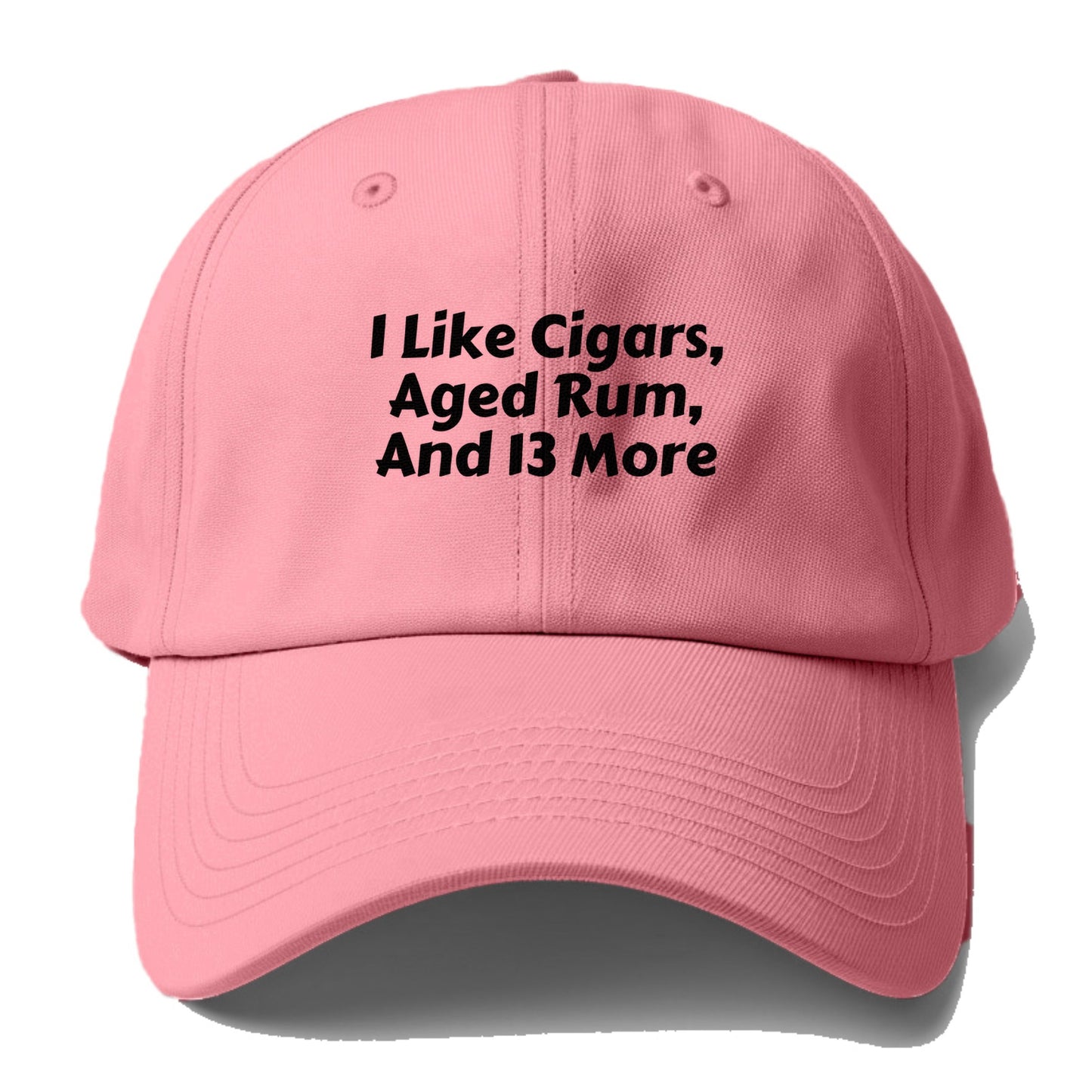 i like cigars, aged rum and 13 more Hat