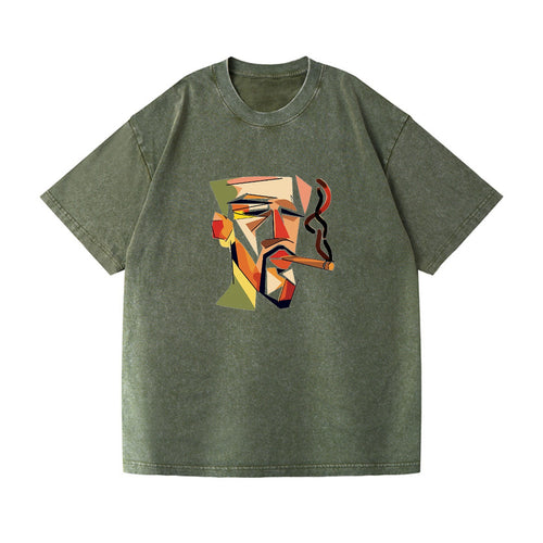 Cigar Cool Abstract Expression Vintage T-shirt