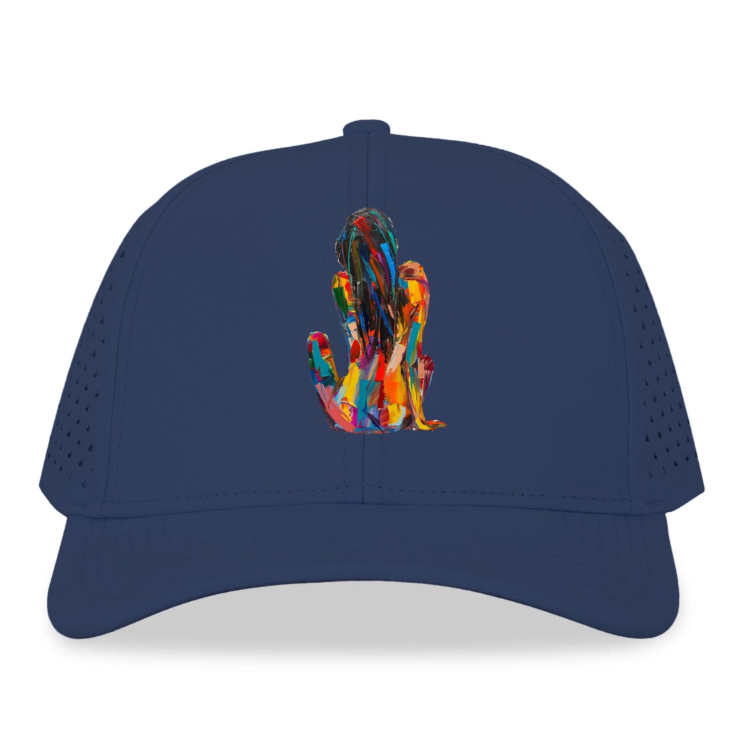 Vibrant Reflection Abstract Beauty Hat