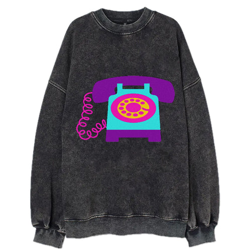 Retro 80s Telephone Vintage Sweatshirt