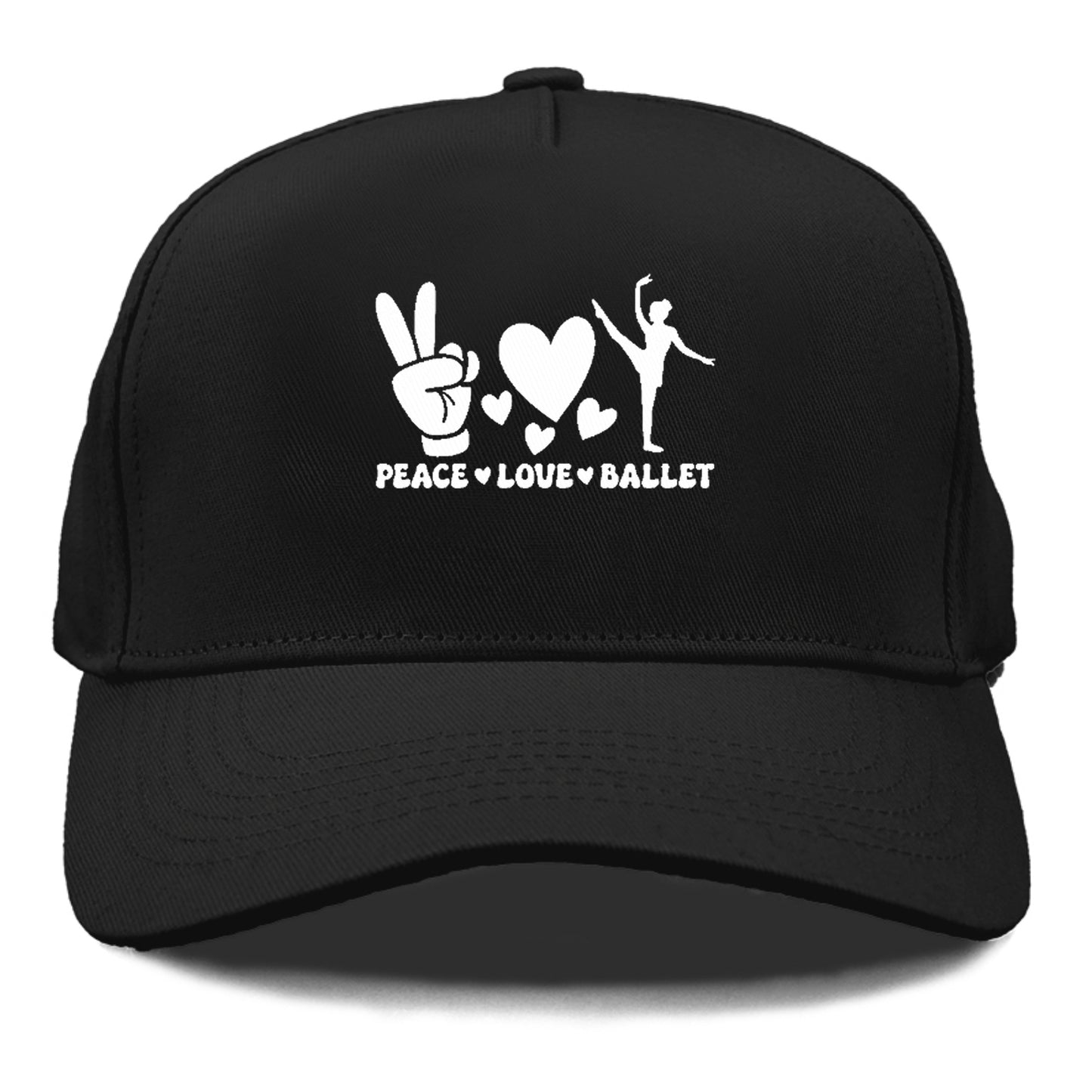 peace love ballet Hat