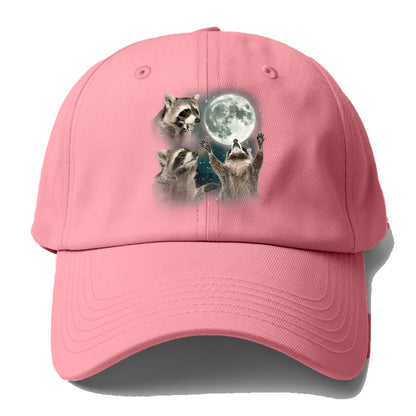 Racoons howling at the Moon Hat