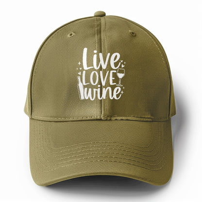 live love wine Hat