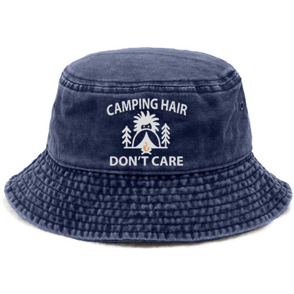 camping hair don't care Hat