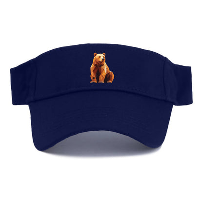 Geometric Bear in Rest Hat