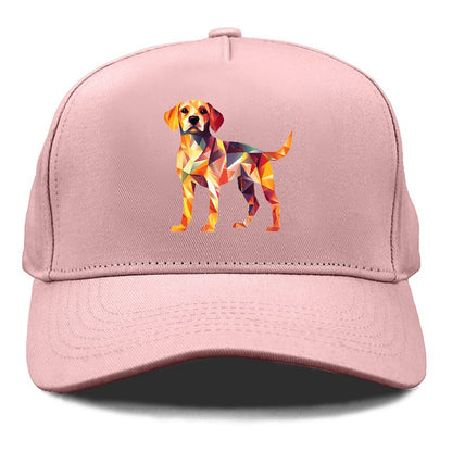 Geometric Dog Standing Hat