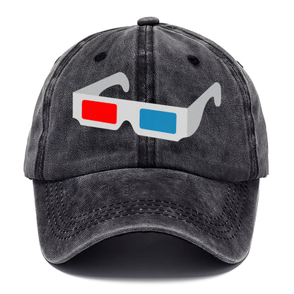 Retro 80s 3D Glasses Hat