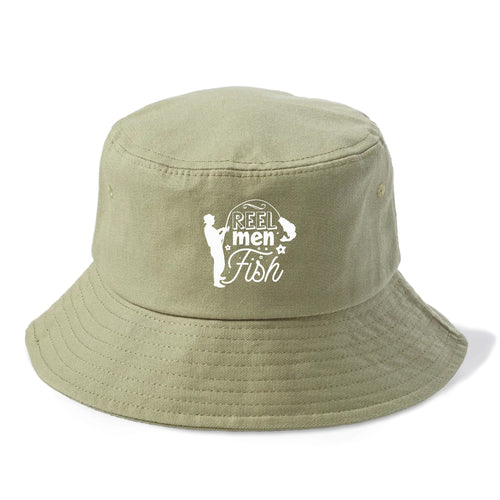 Reel Men Fish Bucket Hat