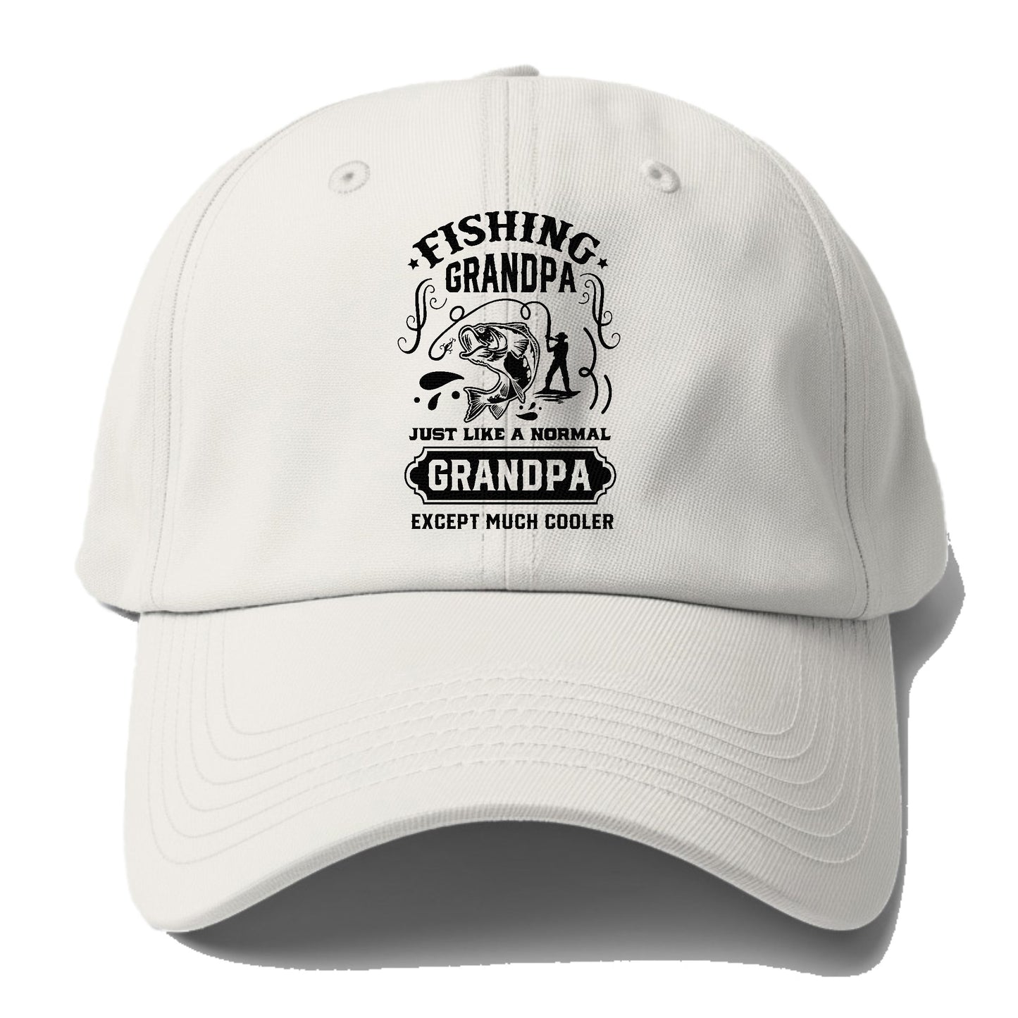 Fishing grandpa just like a normal grandpa except much cooler Hat