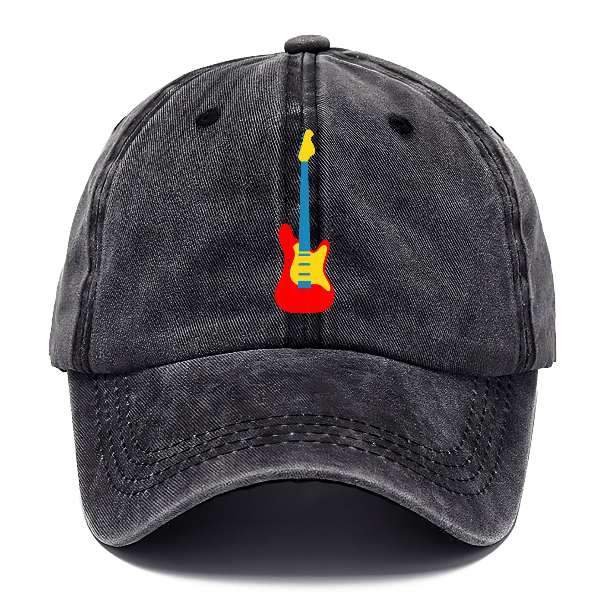 Retro 80s Guitar Red Hat