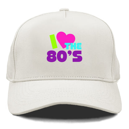 Retro 80s I Heart The 80s Hat