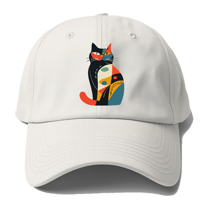 Abstract Elegance Colorful Cat Hat