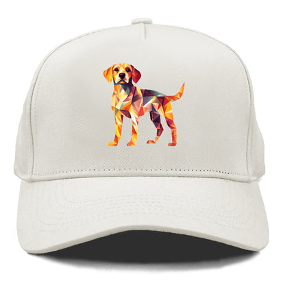 Geometric Dog Standing Hat