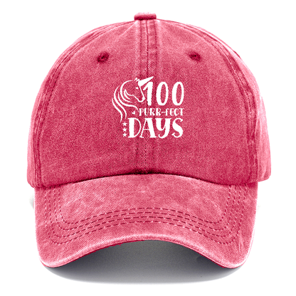 100 purr fect days Hat